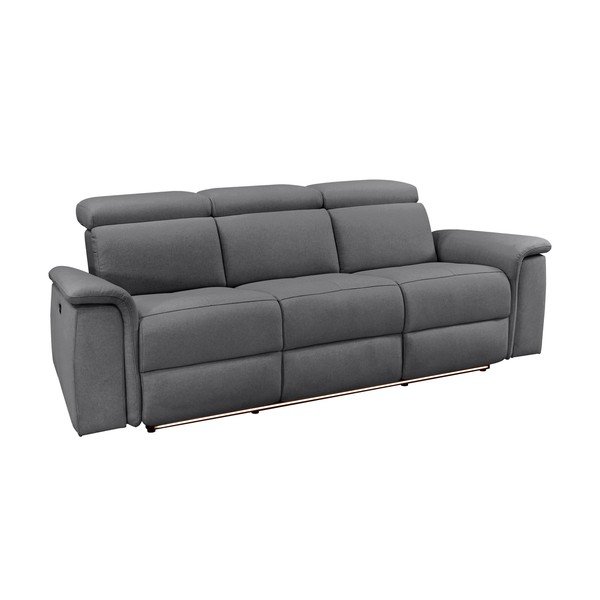 Szara skórzana sofa 211 cm Pareli – Støraa-image-2