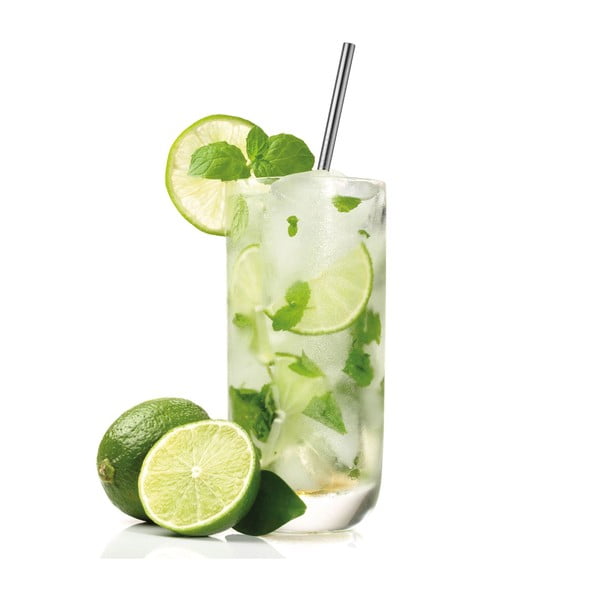 Zestaw 4 nierdzewnych słomek i szczotki do czyszczenia Westmark-image-1