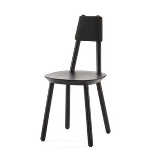 Czarne krzesło z litego drewna EMKO Naïve