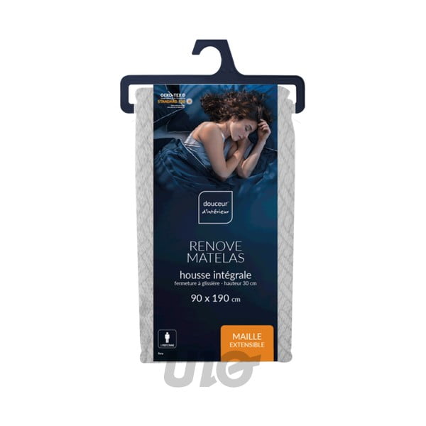 Ochraniacz na materac 90x190 cm Rena – douceur d'intérieur-image-1