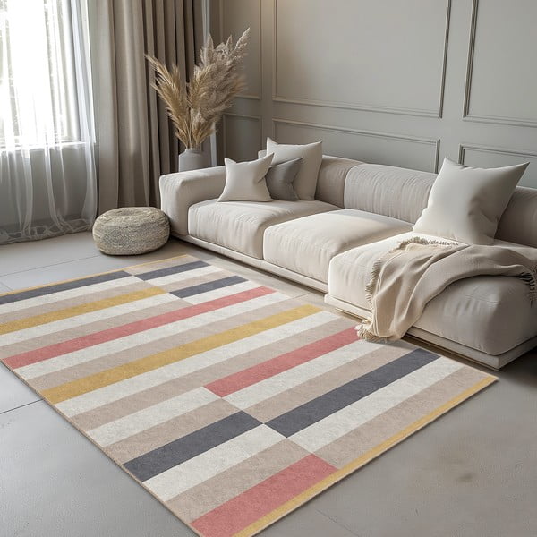 Dywan odpowiedni do prania 60x100 cm Rosy Bandas – Mila Home-image-1