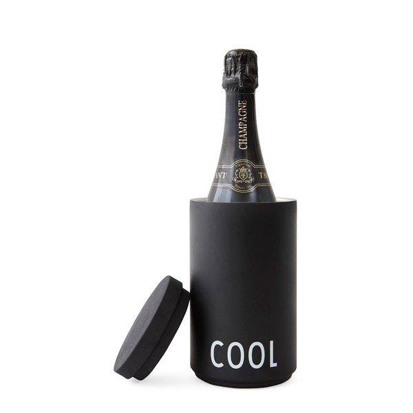 Czarny pojemnik chłodzący Design Letters Bucket-image-1