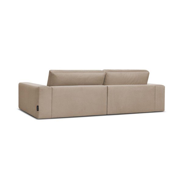Szarobrązowa aksamitna sofa 276 cm Sierra – Bobochic Paris-image-4