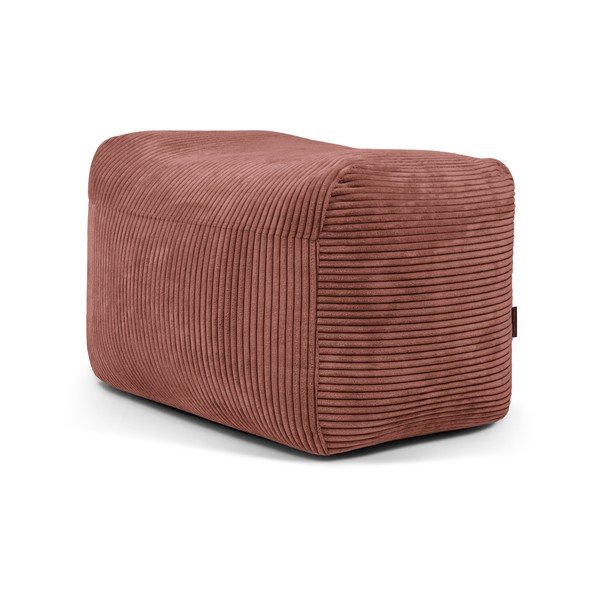 Ceglasty sztruksowy worek do siedzenia Plus 70 Lounge – SLOWDOWN