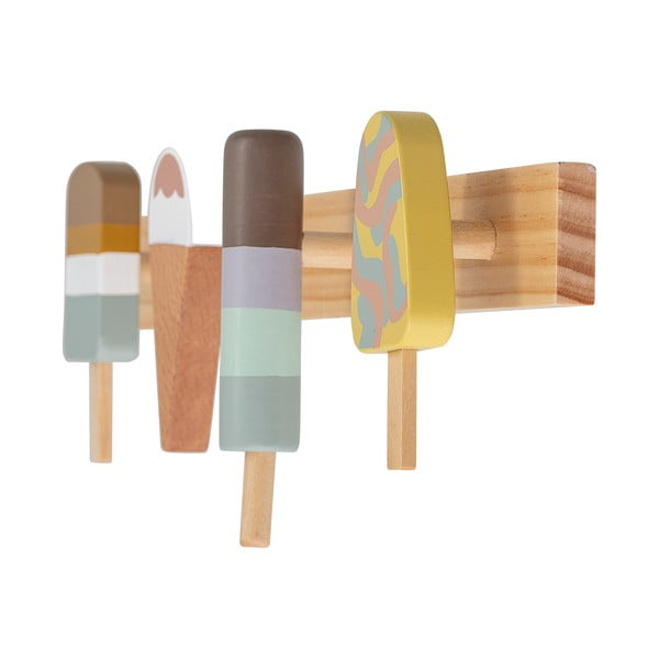 Dziecięcy wieszak ścienny z drewna bukowego Zyon − Bloomingville Mini-image-4