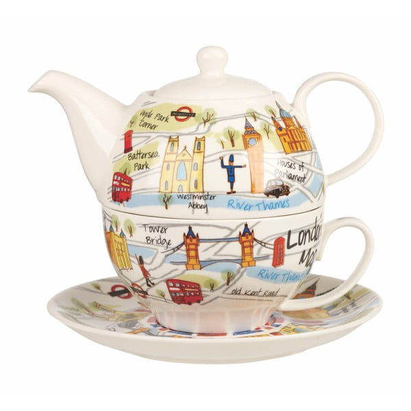 Dzbanek do herbaty z filiżanką Churchill China London Collection