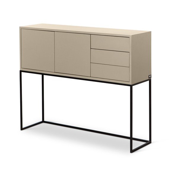 Beżowa niska komoda 113x88,5 cm Scott – Really Nice Things-image-2