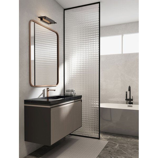 Aluminiowy kinkiet LED w kolorze matowej czerni Livo – Nova Luce-image-1