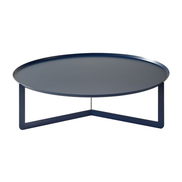 Granatowy stolik MEME Design Round, Ø 80 cm