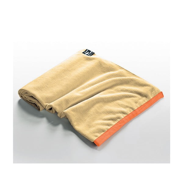 Ręcznik plażowy Agi Moe 80x160 cm, żółty
