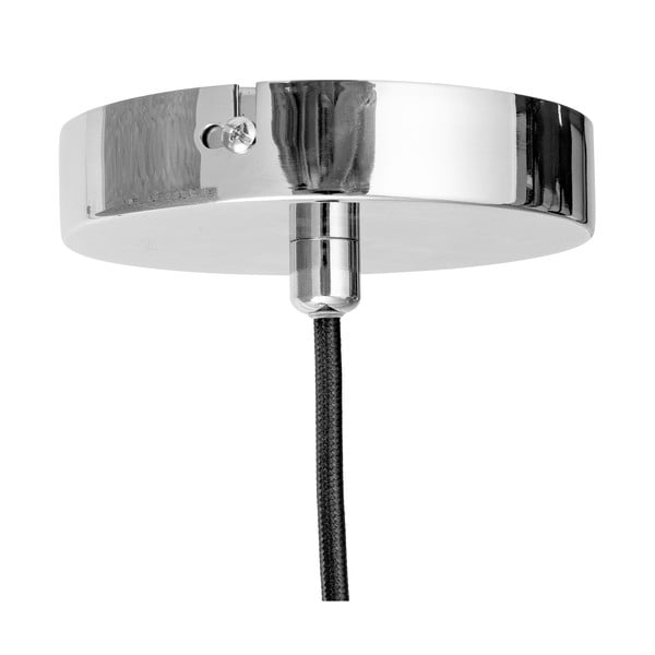 Szara lampa wisząca ze szklanym kloszem ø 22 cm Adar – Bloomingville-image-2