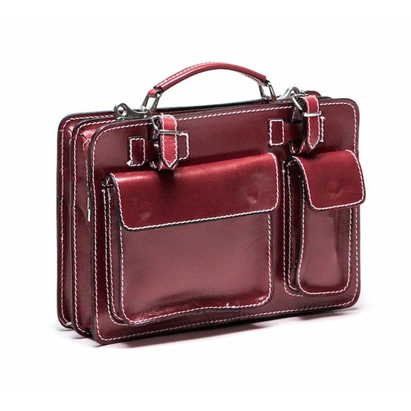 Torebka skórzana Isabella Rhea 309 Rosso-image-1