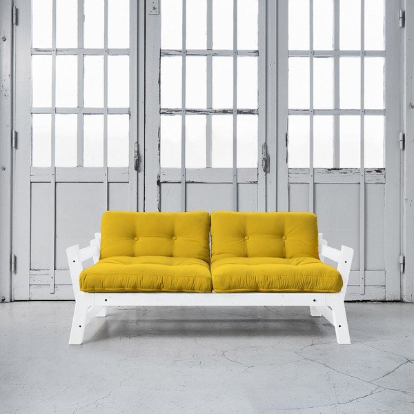 Sofa rozkładana Karup Step White/Amarillo-image-1