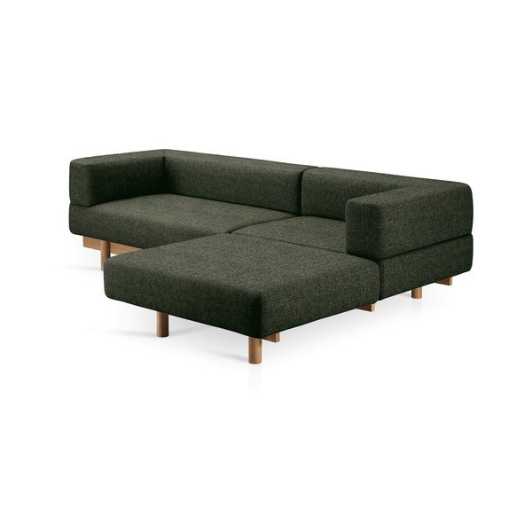 Ciemnozielona sofa 260 cm Alchemist – EMKO-image-2