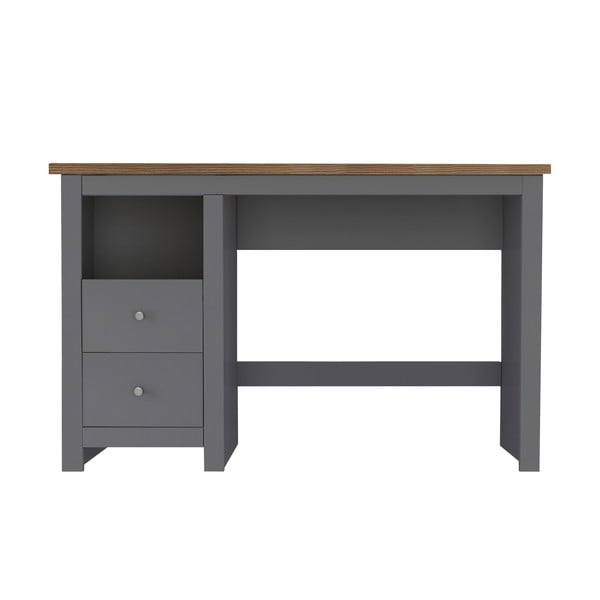 Biurko z blatem w dekorze dębu 50x120 cm Emerald – Støraa