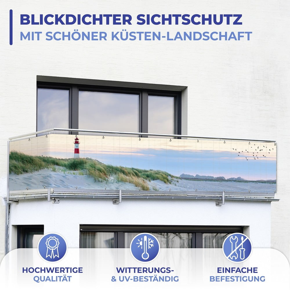 Plastikowa osłona balkonowa 500x85 cm North Sea Coast – Maximex (zdjęcie 6)