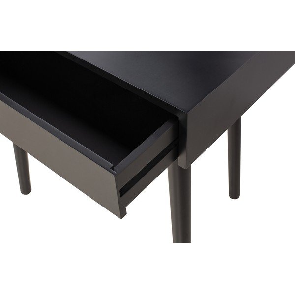 Czarna toaletka z nogami z drewna sosnowego WOOOD Vanity-image-1