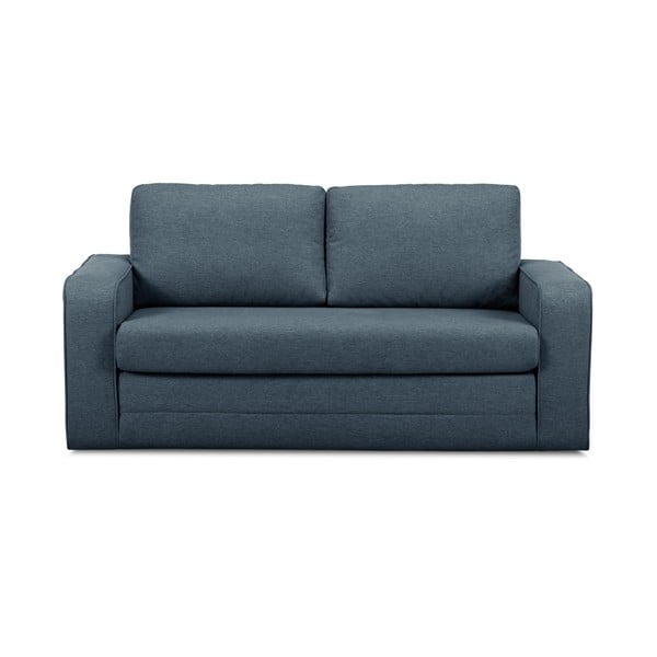 Niebieska rozkładana sofa 160 cm Come – Bobochic Paris