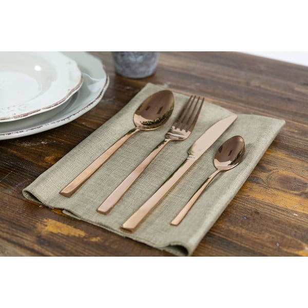 Stalowe sztućce w kolorze miedzi 24 szt. Lexington – VDE Tivoli 1996-image-2