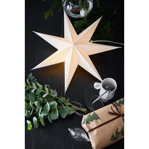 Biała świąteczna dekoracja świetlna wisząca do kontaktu ø 60 cm Lively – Markslöjd-image-1