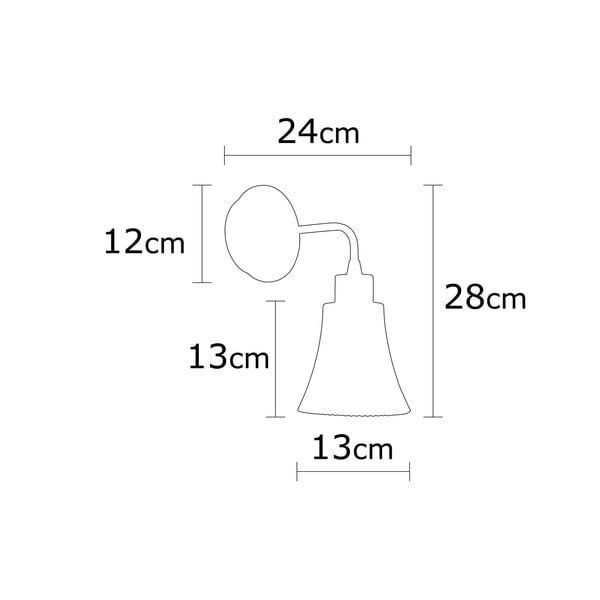 Kinkiet w kolorze miedzi ø 13 cm Foca – Opviq lights-image-3