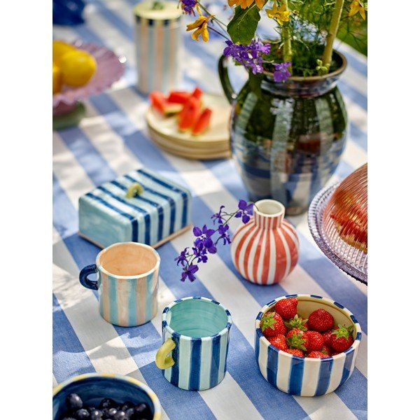 Niebieska maselniczka ceramiczna Phoenix – Bloomingville-image-2