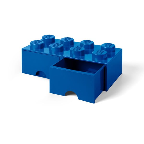Niebieski pojemnik z 2 szufladami LEGO®-image-1