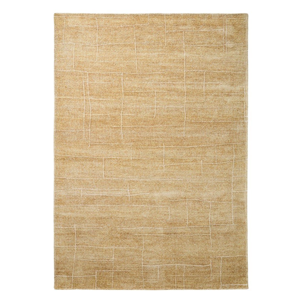 Musztardowy dywan tkany ręcznie 200x300 cm Eloda – Kave Home