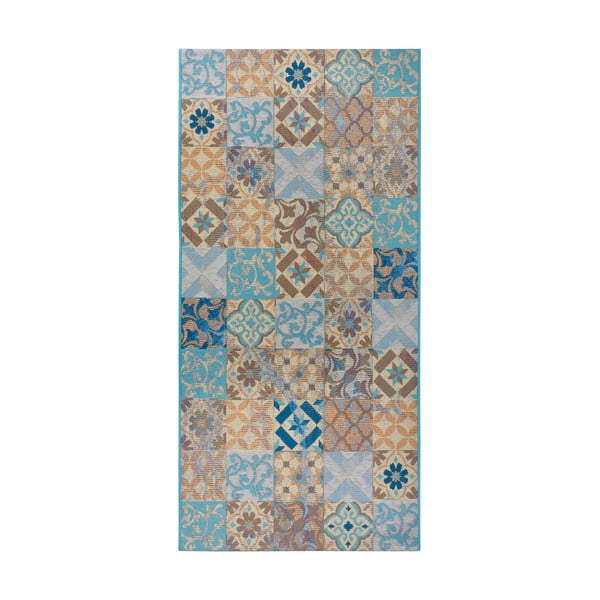 Niebieski chodnik 75x150 cm Cappuccino Mosaik – Hanse Home