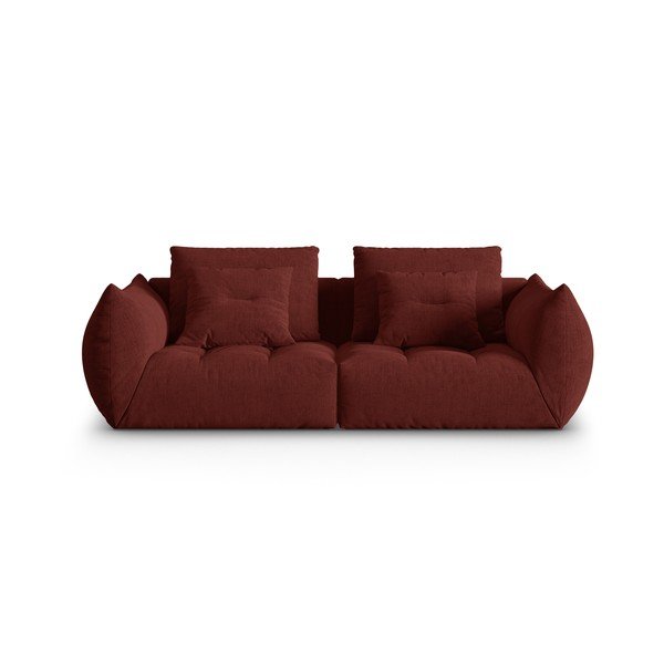 Czerwona sofa 232 cm Bloom – Micadoni Home