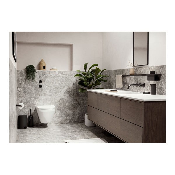 Metalowy uchwyt ścienny na papier toaletowy Rim − Zone-image-1