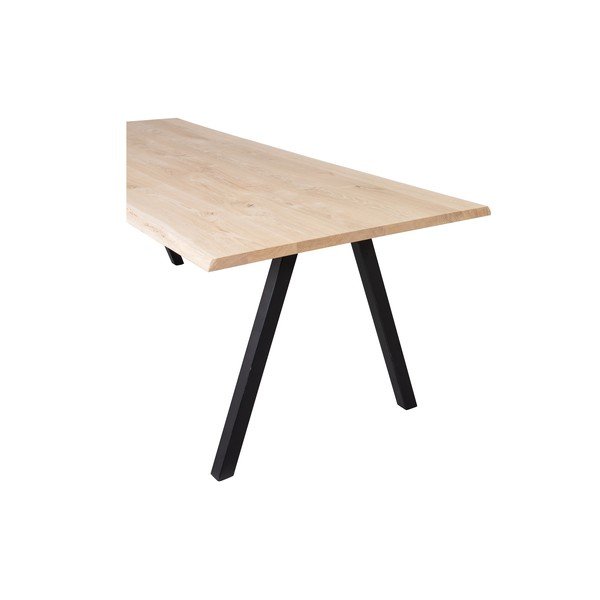 Stół z blatem z drewna dębowego WOOOD Tablo, 199x90 cm-image-4