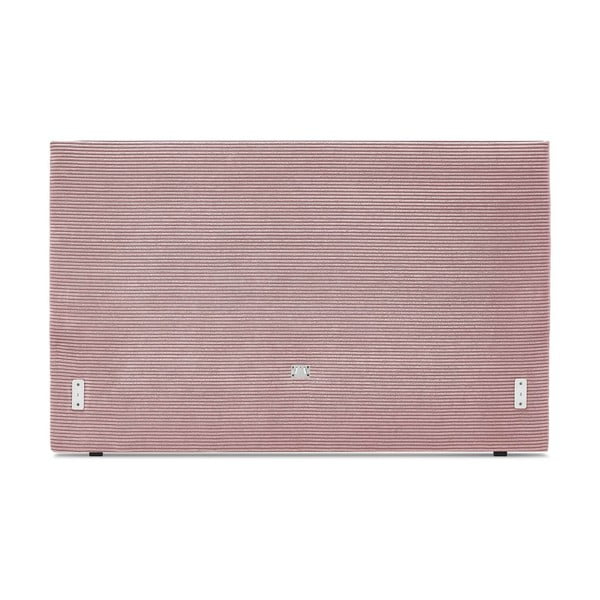 Różowe tapicerowane łóżko dwuosobowe ze stelażem 160x200 cm Anja – Bobochic Paris-image-3