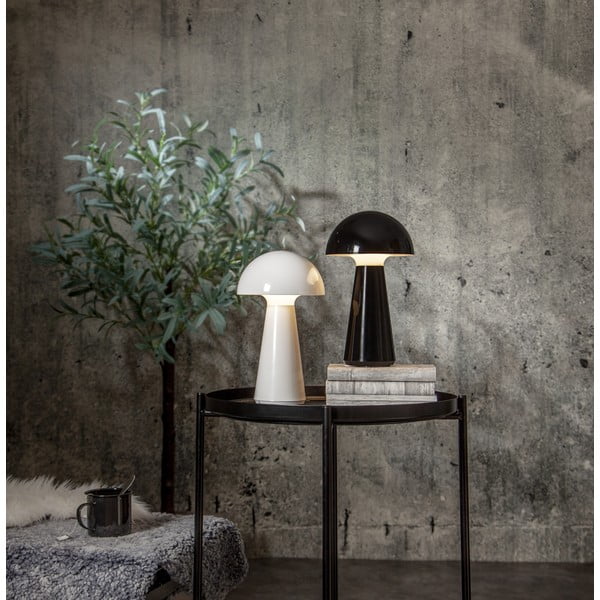 Czarna lampa stołowa LED ze ściemniaczem (wys. 28 cm) Mushroom – Star Trading-image-3