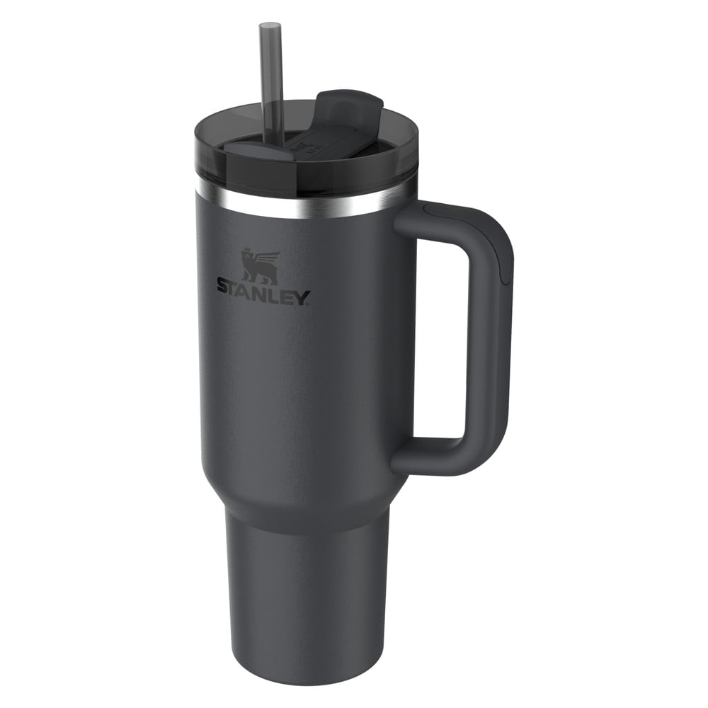 Czarny termos ze słomką ze stali nierdzewnej 1,18 l Quencher H2.0 FlowState Tumbler Black – Stanley (zdjęcie 4)