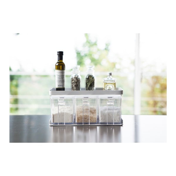 Pojemniki 3 szt. na mąkę/na produkty sypkie Tower – YAMAZAKI-image-3