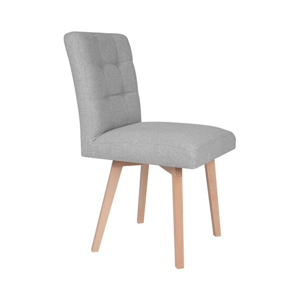 Jasnoszare krzesło Mazzini Sofas Tulip-image-1