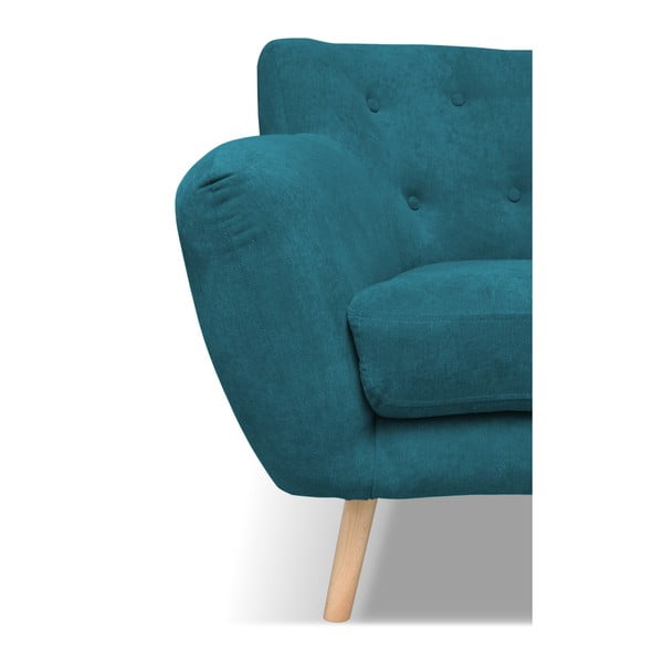 Turkusowa sofa Cosmopolitan design London, 192 cm-image-3