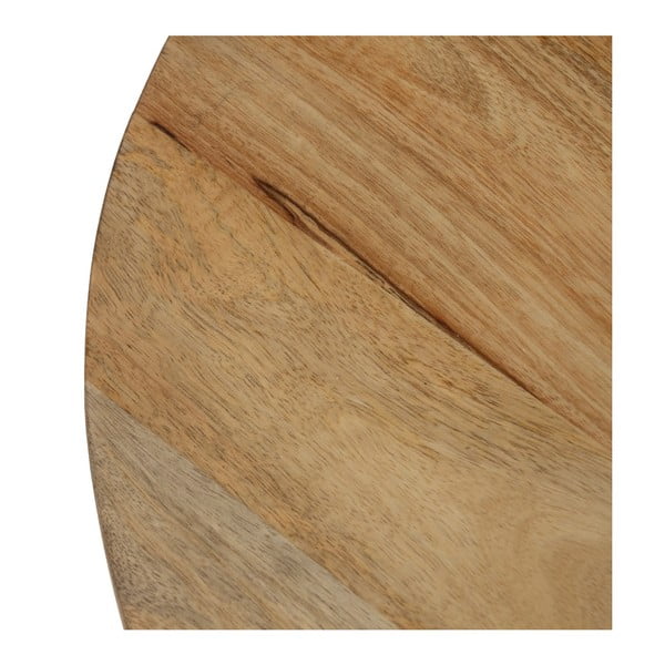 Okrągły stolik z litego drewna mango w naturalnym kolorze ø 60 cm Mao – Ixia-image-4
