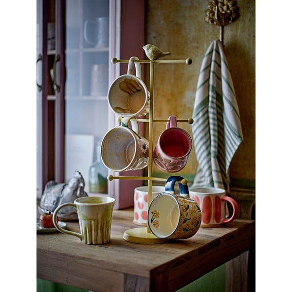 Łososiowo-kremowe kamionkowe kubki zestaw 3 szt. 450 ml Linora – Bloomingville-image-2