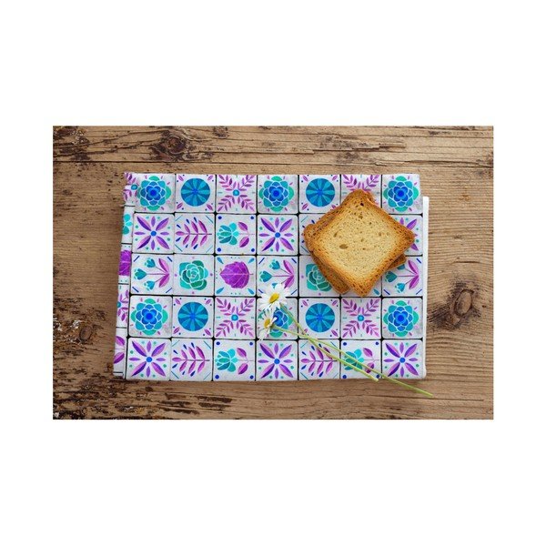 Komplet 3 ścierek kuchennych Surdic Mediterranean Tiles-image-1