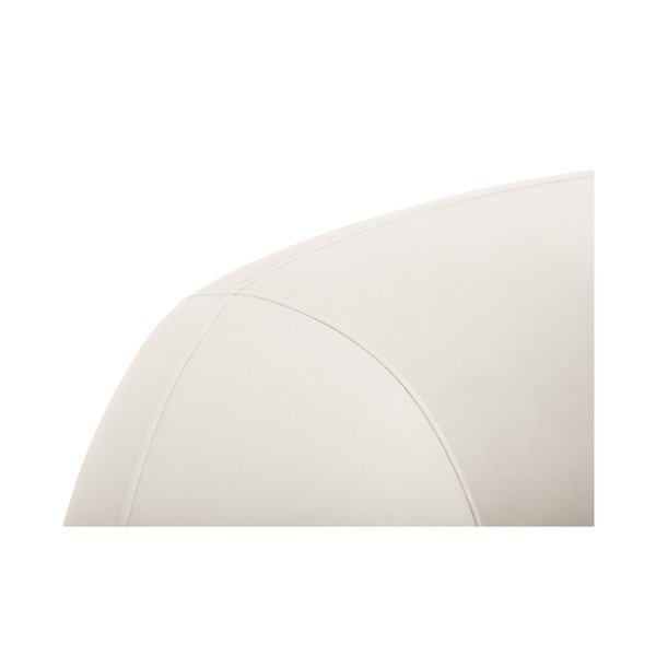 Biała aksamitna sofa 197 cm Santi – Interieurs 86-image-4