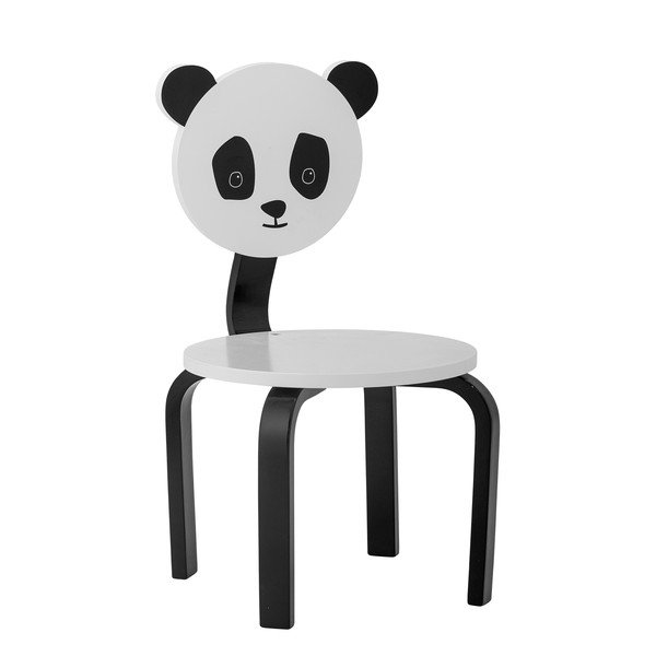 Czarno-białe krzesło dziecięce Marle – Bloomingville Mini