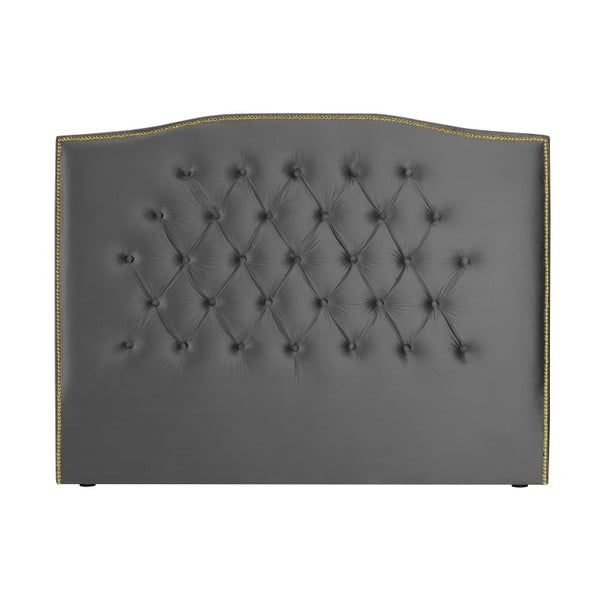 Srebrnoszary zagłówek łóżka Mazzini Sofas Daisy, 160x120 cm