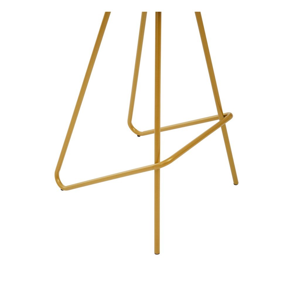 Hoker z litego drewna wiązu w kolorze złota/w naturalnym kolorze (wysokość siedziska 78 cm) District – Premier Housewares (zdjęcie 5)