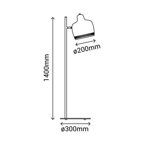 Szara lampa stojąca SULION Isa, wys. 140 cm-image-2