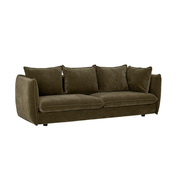 Ciemnozielona sofa 228 cm Austin – Bloomingville-image-3