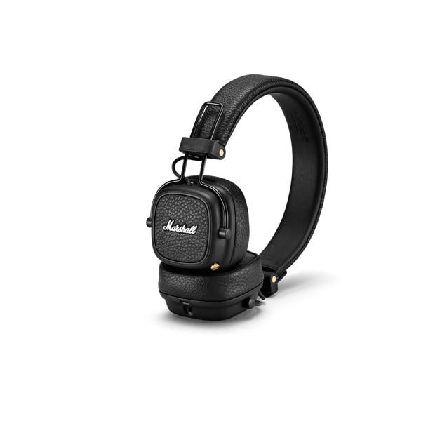 Czarne słuchawki bezprzewodowe Marshall Major III-image-3