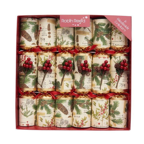 Crackery świąteczne zestaw 6 szt. Evergreen – Robin Reed