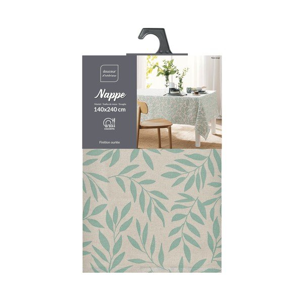 Obrus odpowiedni do prania 140x240 cm Naya – douceur d'intérieur